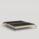 Ver mais imagens de Cama Base Box King Unique Sommier Pés de Metal Linho Bege Desk Design
