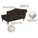 Ver imagem 6 de Diva Recamier Dora 160cm Lado Esquerdo Marrom