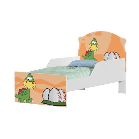 Mini Cama Dinossauro Bebê com Colchão