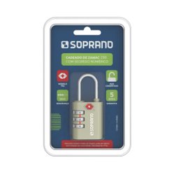 CADEADO SOPRANO TSA SEGREDO CA Z30 - 3