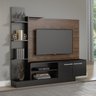 Estante Home Tv 50 Pol. Completo 165 X 155 Cm Mdp Castanho 0633 Menu - 1