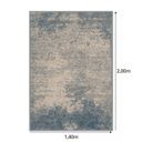 Ver imagem 5 de Tapete Belga Harmony Trendy Cinza/azul 1,40x2,00m Abdalla
