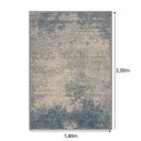 Ver imagem 5 de Tapete Belga Harmony Trendy Cinza/azul 1,40x2,00m Abdalla