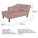 Ver imagem 3 de Diva Recamier Dora 185cm Lado Esquerdo Linho