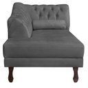 Ver imagem 5 de Diva Recamier Dora 130cm Lado Esquerdo Cinza Escuro
