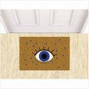Ver imagem 1 de Tapete Antiderrapante Olho Magico 60x40 Ouro