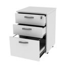 Ver imagem 4 de Gaveteiro Volante Para Escritório 2 Gavetas e Gaveta Para Pasta