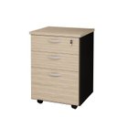 Ver imagem 3 de Gaveteiro Volante Para Escritório 2 Gavetas e Gaveta Para Pasta