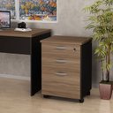 Ver imagem 2 de Gaveteiro Volante Para Escritório 2 Gavetas e Gaveta Para Pasta