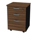 Ver imagem 3 de Gaveteiro Volante Para Escritório 2 Gavetas e Gaveta Para Pasta