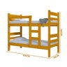 Cama Beliche Solteiro Rubi Cerejeira ShopJM - 4