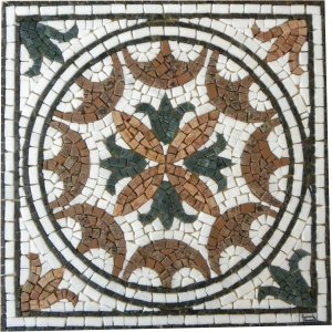 Mosaico Religioso Bizantino Paixão Bizantina 90cm