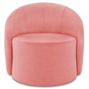 Ver imagem 5 de Sofá 2 Lugares 140cm Wendi e Poltrona Steve Suede Rosê I01 - Mpozenato