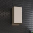 Ver imagem 1 de Armário Aéreo 1 Porta 40cm 100% MDF Aurora Cinza/Duna/Cristal