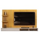 Ver imagem 5 de Painel para TV 60 pol com Bancada Suspensa 190cm Elion D05 Cedro Bali - Lyam Decor
