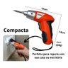 Parafusadeira Elétrica Manual Compacta Portátil com Maleta - 4
