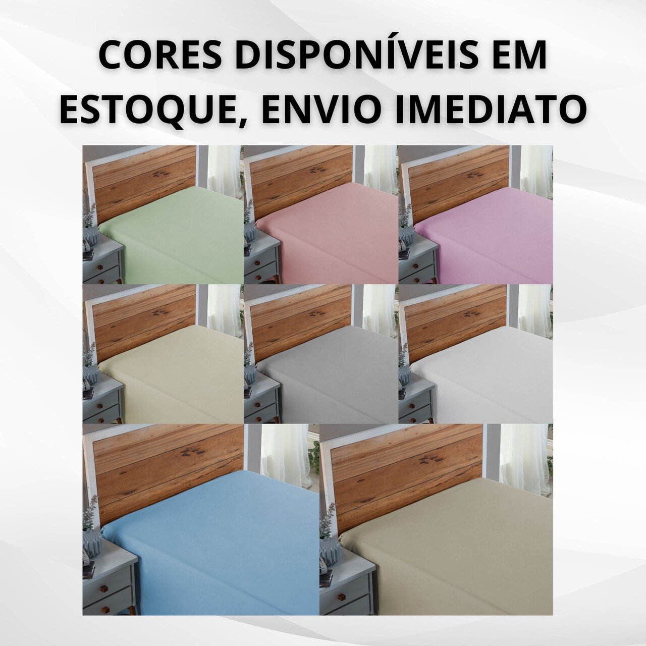 Roupa de Cama Solteiro Percal 200 Fios 100% Algodão Santista Lençol de Cima sem Elástico:avela - 7