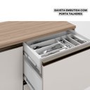 Ver imagem 7 de Balcão 1 Porta 3 Gavetas 120cm Flex sem Tampo para Pia Etna