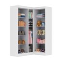 Ver imagem 2 de Guarda-roupa Infantil Modulado Toi 5 Portas Branco - Pnr Móveis