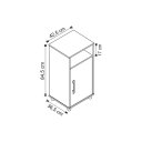 Ver imagem 2 de Armário Multiuso 1 Porta Branco Lilies Móveis