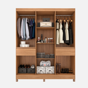 Ver imagem 3 de Guarda Roupa 6 Portas Casal Melbourne Amêndola Off White
