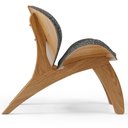 Ver imagem 4 de Kit 4 Poltronas Decorativa Orgânica Sala Living Kadosh L02 Linho Mescla Chumbo - Lyam Decor