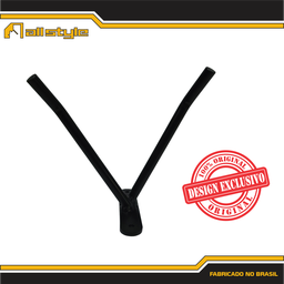Lixeira Muro ou Grade Haste Dupla ALL STYLE - 4