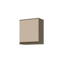 Ver imagem 3 de Armário Aéreo 1 Porta 60cm 100% MDF Aurora Cinza/Duna/Cristal