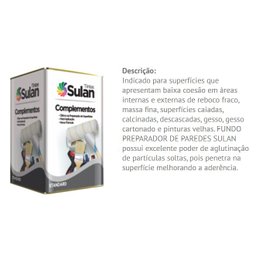 Fundo Preparado de Paredes Base Água 18Lt Sulan - 2