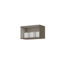 Ver imagem 5 de Armário Aéreo 1 Porta Basculante 60cm 100% MDF Aurora Espresso Móveis Cinza/Duna/Cristal