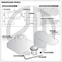 Ver imagem 7 de Kit 2 Acabamento para Banheiro Alavanca Quadrado Preto Chuveiro Padrão Deca