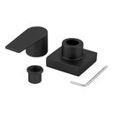 Ver imagem 5 de Kit 2 Acabamento para Banheiro Alavanca Quadrado Preto Chuveiro Padrão Deca