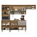 Ver imagem 4 de Kit para Cozinha Compacta Ambiente Alba com Balcão Amêndola Nude Prime Tx - Demóbile