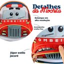 Ver imagem 3 de Mochila Infantil Escolar com Alças - Bombeiro