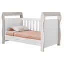 Ver imagem 2 de Berço Americano Mini Cama Star Branco Acetinado - Tigus
