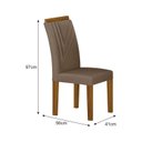 Ver imagem 4 de Conjunto Sala de Jantar Mesa com 4 Cadeiras Miami Yescasa