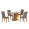 Conjunto Sala de Jantar Mesa com 4 Cadeiras Miami Yescasa - 2