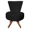Kit Maca Metalasse com Mocho e Escadinha 70 Cm Base Slk Decor Nina Preto - 4