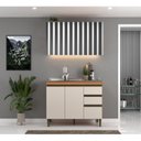 Ver imagem 1 de Balcão Para Cozinha 3 Gavetas 2 Portas 120cm Cecília