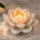 Ver imagem 2 de Forma para Flor de Lótus Decorativa em Silicone para Vela, Sabonete, Resina e Gesso