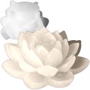 Ver imagem 3 de Forma para Flor de Lótus Decorativa em Silicone para Vela, Sabonete, Resina e Gesso