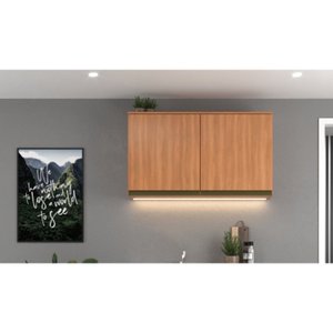 Armário Para Cozinha Aéreo 2 Portas Cecília