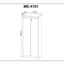 Ver imagem 5 de Conjunto Escritorio Completo 05 Peças Cj25 Nogal Nogal