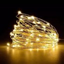 Ver imagem 1 de Kit Fio Micro Led Pilha 50 Lâmpadas Branco Quente Fixa 5 Metros 2 Unidades - Wincy