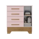 Ver imagem 3 de Cômoda Infantil 1 Porta e 4 Gavetas Tic Tac