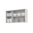 Ver imagem 4 de Armário Aéreo 3 Portas 120cm 100% MDF Aurora