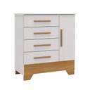 Ver imagem 2 de Cômoda Infantil 1 Porta e 4 Gavetas Tic Tac