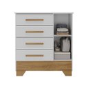 Ver imagem 4 de Cômoda Infantil 1 Porta e 4 Gavetas Tic Tac