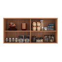 Ver imagem 3 de Armário Para Cozinha Aéreo Porta de Vidro 120cm Cecília