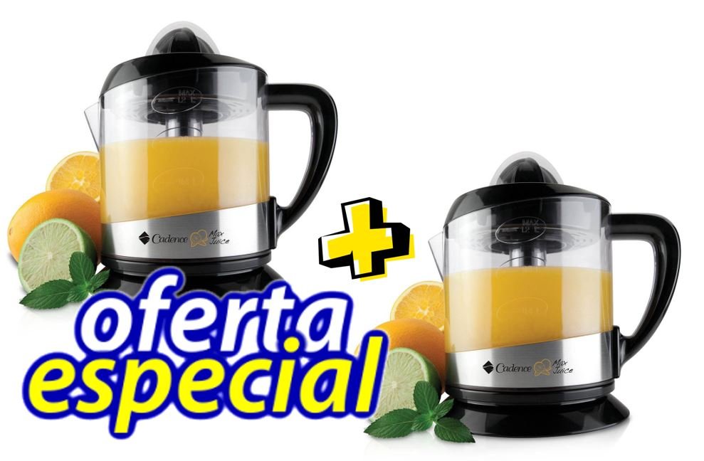 Kit Com 2 Unidades Espremedor De Frutas Max Juicer Esp801 Cadence - 1